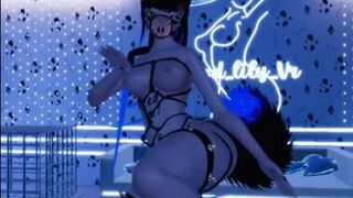 VRChat POV Naked dog girl gives you a dance - porn video