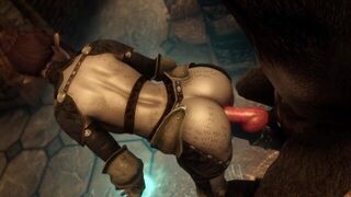 Saffy Does A Little Bit Of Werewolf Training - porn video