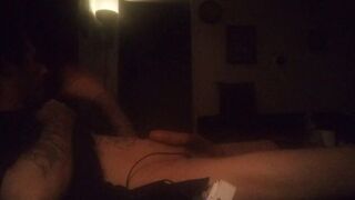 Tattooed white boy big dick - porn video