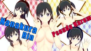 Nanakura Rin get Creampied Hentai Pseudo Harem Uncensored - porn video