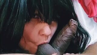 Love her to stay still while she satisfies cock - porn video