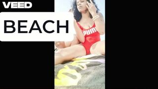 NUDE BEACH COUPLE REAL POV - porn video